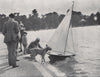 Sailing Model Yachts, Round Pond, Kensington Gardens. E.O. HOPPÉ. London 1930