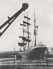 A Scandinavian Three-Master in the West India Dock. E.O. HOPPÉ. London 1930