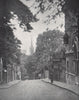 View from Campden Hill, Kensington. E.O. HOPPÉ. London 1930 old vintage print