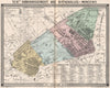 PARIS 17e 17th XVIIme arrondissement des Batignolles-Monceaux. BARBA 1860 map