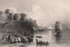 CANADA. The Three Rivers. Trois-Rivières. Quebec. BARTLETT 1842 old print