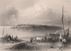 ONTARIO. Navy Island, Niagara River, from the Canadian side. BARTLETT 1842
