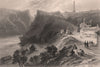 CANADA. Queenston, Ontario. BARTLETT 1842 old antique vintage print picture