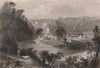 CANADA. Kentville, Nova Scotia. BARTLETT 1842 old antique print picture