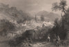 CANADA. View on the US border, near Stanstead Plains, Quebec. BARTLETT 1842