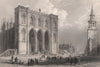 QUEBEC. Basilique Notre-Dame de Montréal. Montreal Basilica. BARTLETT 1842