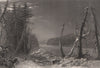 QUEBEC. 'Orford Lake' Lake Stukeley or Fraser. Mont-Orford Canada. BARTLETT 1842