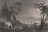 CANADA. The Squaw's Grave. Native Americans. BARTLETT 1842 old antique print