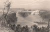 CANADA. The Ottawa River at Bytown (City of Ottawa). BARTLETT 1842 old print