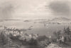 NOVA SCOTIA. Halifax, from Dartmouth. Canada. BARTLETT 1842 old antique print