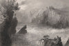 NEW BRUNSWICK. Split Rock, Reversing Falls, St John River. Canada. BARTLETT 1842