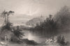 NEW BRUNSWICK. 'Lily Lake', Rockwood Park, St John. Canada. BARTLETT 1842