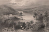 QUEBEC. The Saint-François (St Francis) River near Sherbrooke. BARTLETT 1842