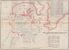 GREAT KANTO EARTHQUAKE 1923. Sagami Bay sea depth changes. Japan Tokyo 1926 map