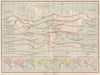 WORLD VEGETATION.Grain food plant;sugarcane,spice;vine fruit;cloth Dye 1886 map
