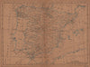 SPAIN ESPAÑA. Mapa antiguo 1905 old antique vintage plan chart