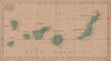 ISLAS CANARIAS. Tenerife Palma Gran Canaria Fuerteventura Lanzarote 1908 map