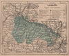 LA RIOJA. Logroño Logrono. Mapa antiguo de la provincia 1908 old antique