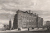GHENT GENT. 'Gand (Hôtel de Ville)'. Belgium 1855 old antique print picture