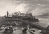 JAFFA, TEL AVIV. View of the old town. Palestine. Israel 1855 print
