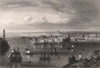 HAVANA harbour entrance. 'La Havane'. La Habana. Cuba 1855 old antique print