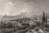 RIO DE JANEIRO. Igreja Santa Luzia. Sugar Loaf in distance. Brazil 1855 print