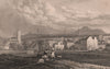 EDINBURGH. Part of the New town, from the north west. SHEPHERD 1833 old print