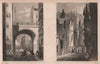 EDINBURGH. South Bridge, from the Cowgate; High School Wynd. SHEPHERD 1833