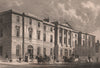 LEITH. Exchange buildings (now the Assembly Rooms). SHEPHERD 1833 old print