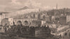 EDINBURGH. Part of the old town, from Princes Street. SHEPHERD 1833 print