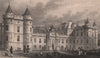 EDINBURGH. Holyrood Palace. SHEPHERD 1833 old antique vintage print picture