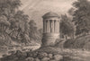 LEITH/EDINBURGH. St. Bernard's Well, Water of Leith. SHEPHERD 1833 old print