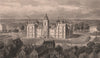 EDINBURGH. George Heriot's Hospital (now School) from Castle Hill. SHEPHERD 1833