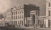 EDINBURGH. New Post office, Waterloo Place. SHEPHERD 1833 old antique print