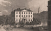 EDINBURGH. Excise office, Drummond Place. SHEPHERD 1833 old antique print