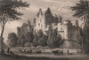 EDINBURGH. Craigmillar Castle. SHEPHERD 1833 old antique vintage print picture