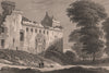 WEST LOTHIAN. Linlithgow Palace. SHEPHERD 1833 old antique print picture