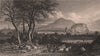 EDINBURGH. from Craigleith. SHEPHERD 1833 old antique vintage print picture