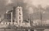 LEITH HARBOUR. The signal tower, Shore & Tower streets. Edinburgh. SHEPHERD 1833