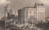 EDINBURGH. East end of the Bridewell jail, and Governor's House . SHEPHERD 1833
