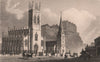 EDINBURGH. St. John's & St Cuthbert's Churches, & New Barracks. SHEPHERD 1833