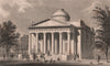 GLASGOW. The Hunterian Museum. SHEPHERD 1833 old antique vintage print picture