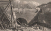 Liverpool & Manchester Railway tunnel entrance, Edge Hill. Wapping. PYNE 1829