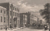 Liverpool Royal Institution, Colquitt Street. PYNE 1829 old antique print