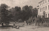 Wavertree Hall. Liverpool. AUSTIN 1829 old antique vintage print picture