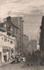 'More Street'. Moor Street. Liverpool. AUSTIN 1829 old antique print picture