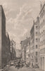 Water Street. Liverpool. PYNE 1829 old antique vintage print picture