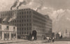 The Twist Factory, Oxford Street, Manchester. HARWOOD 1829 old antique print