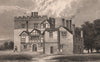 Turton Tower, Chapeltown, Blackburn with Darwen, Lancashire. AUSTIN 1829 print