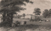 Foxholes, near Rochdale, Lancashire. Demolished c1970. HARWOOD 1829 old print